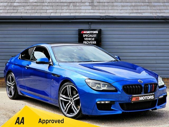 Compare BMW 6 Series 640D M Sport EU67EFM Blue
