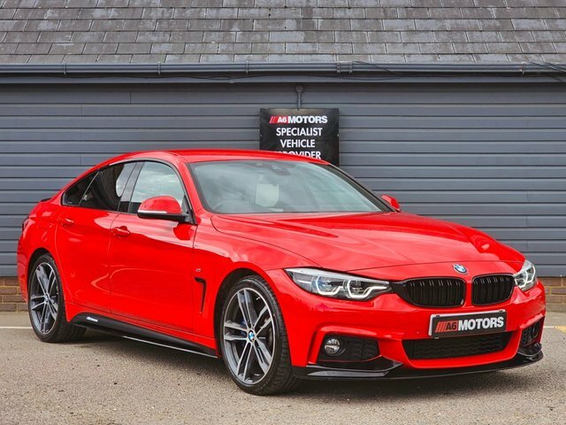 Compare BMW 4 Series Gran Coupe Gran Coupe 3.0 440I M Sport Gran Coupe 322 Bhp YK18WWH Red