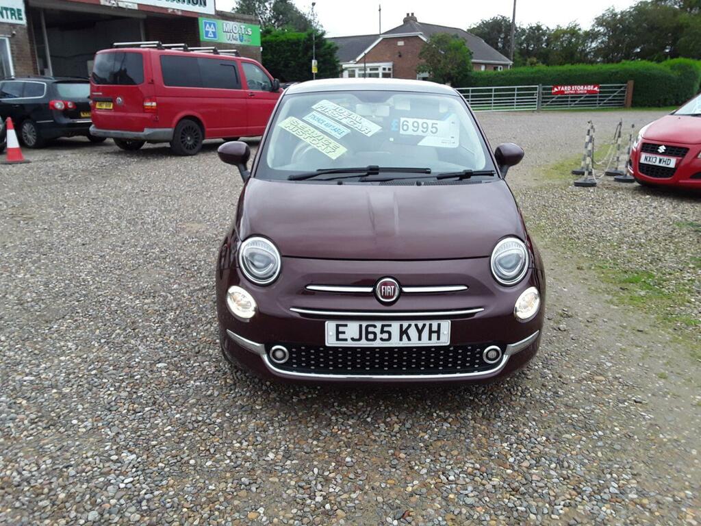 Compare Fiat 500 Lounge EJ65KYH Red