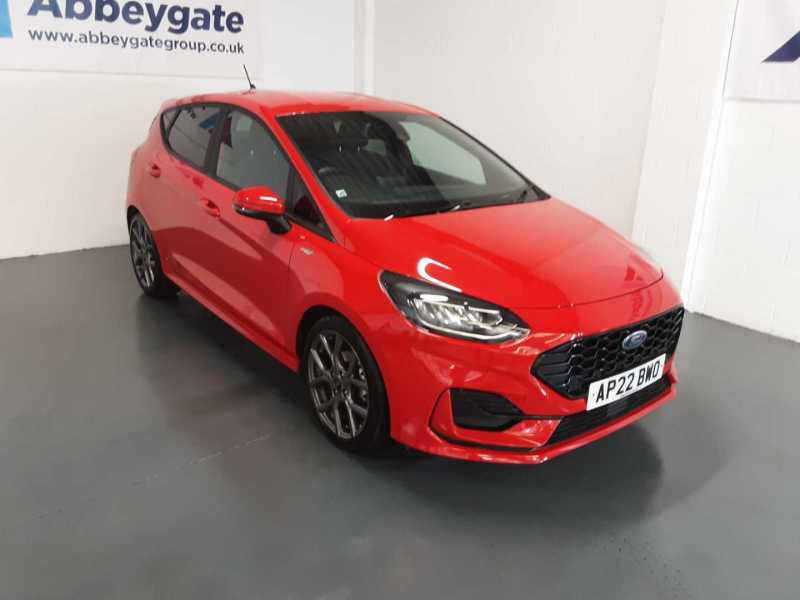Compare Ford Fiesta Fiesta St-line T Mhev AP22BWO Red