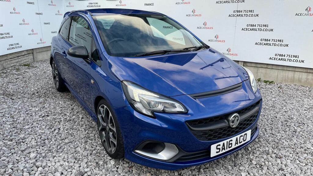 Compare Vauxhall Corsa Hatchback 1.6I Turbo Vxr Euro 6 201616 SA16ACO Blue