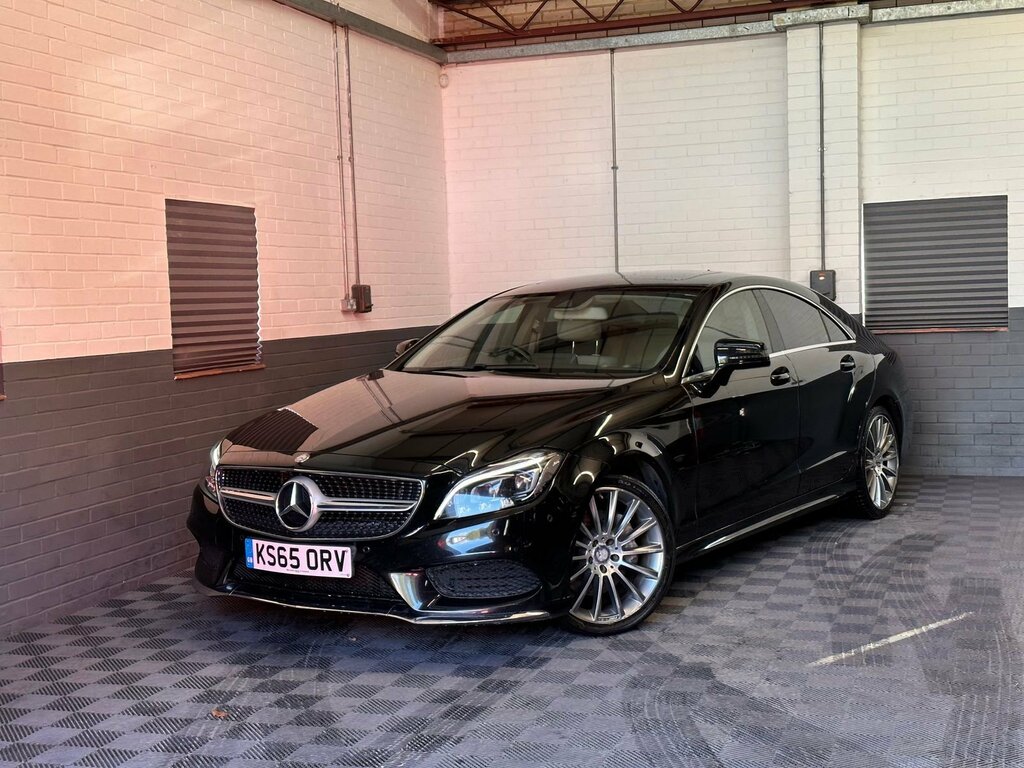 Mercedes-Benz CLS 3.0 Cls350d V6 Amg Line Premium Coupe Black #1