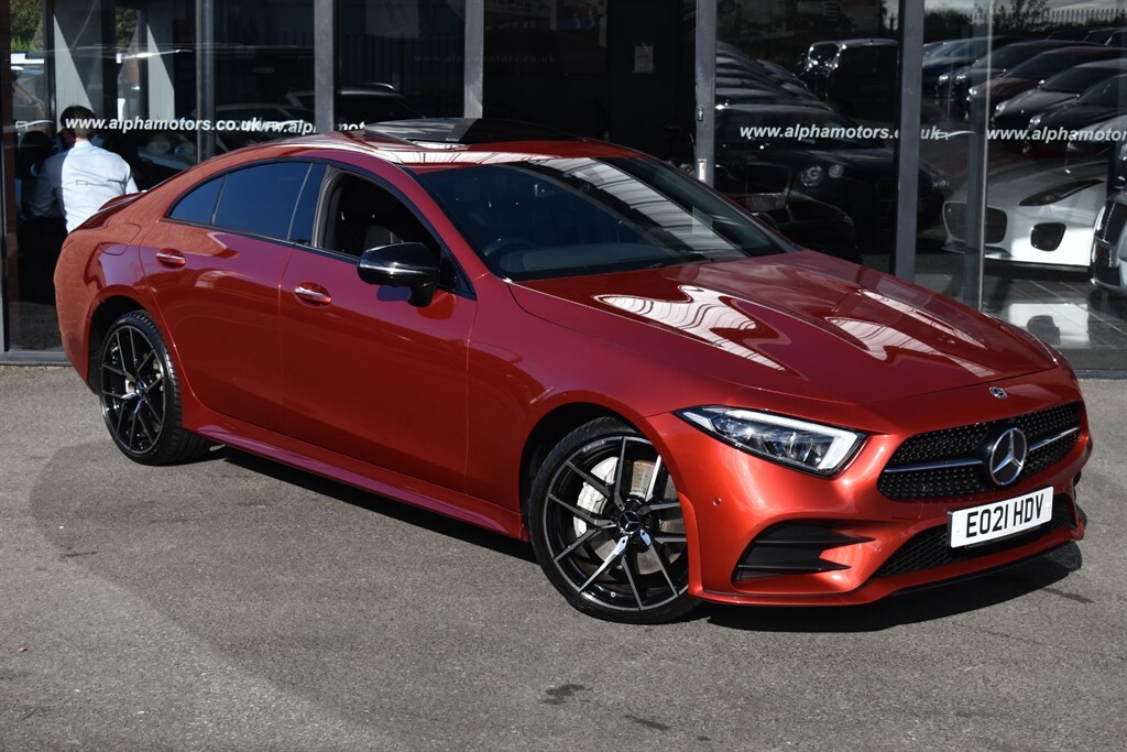 Compare Mercedes-Benz CLS Cls 400 Amg Line Night Edition Premium D 4Matic A EO21HDV Red