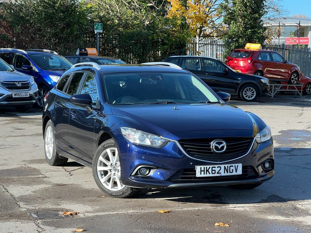 Compare Mazda 6 2.2 Skyactiv-d Se-l Tourer Euro 6 Ss HK62NGV Blue