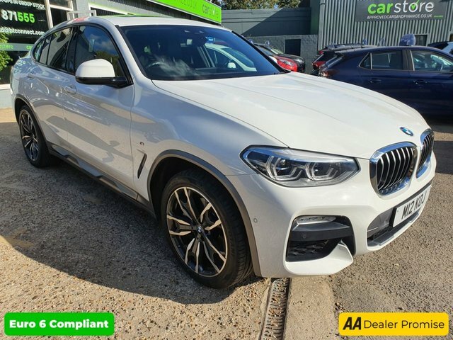 Compare BMW X4 2.0 Xdrive20d M Sport X 188 Bhp In White With 4 LY68YSG White