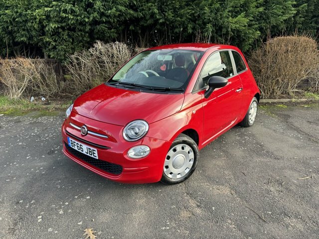 Compare Fiat 500 500 Pop BF66JBE Red