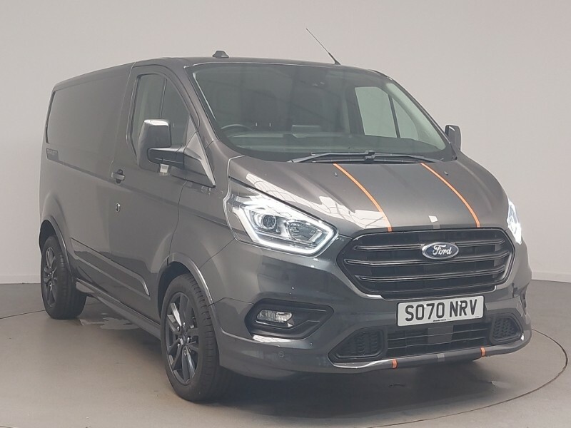 Compare Ford Transit Custom 2.0 Ecoblue 185Ps Low Roof Sport Van SO70NRV Grey
