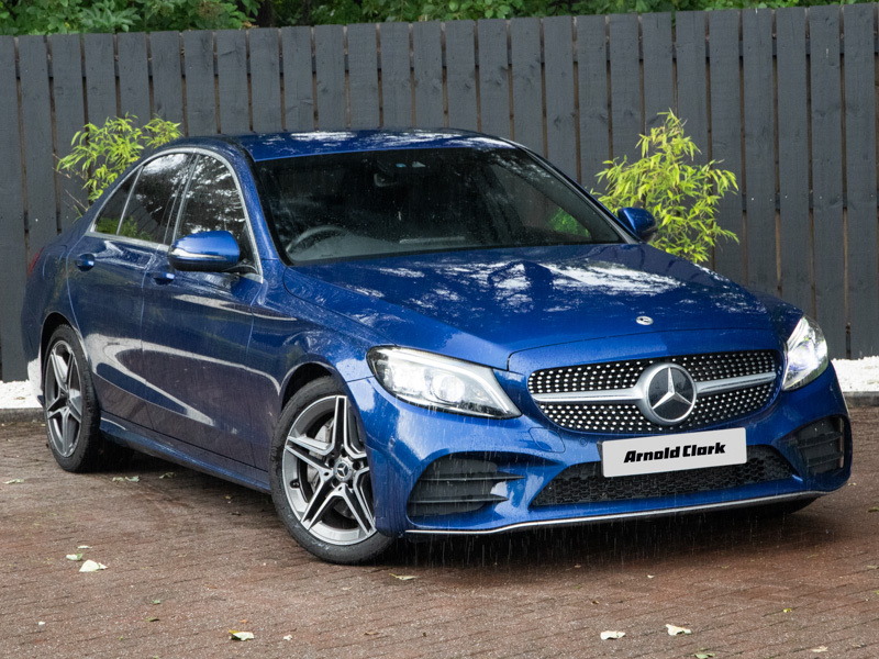 Compare Mercedes-Benz C Class C300d Amg Line Premium 9G-tronic KN69TVP Blue