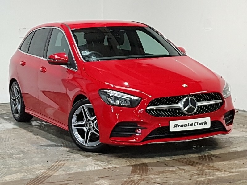 Compare Mercedes-Benz B Class B200 Amg Line Executive YT70UXP Red