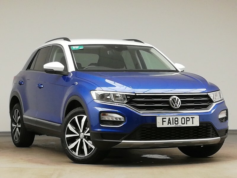 Compare Volkswagen T-Roc 1.0 Tsi Design FA18OPT Blue