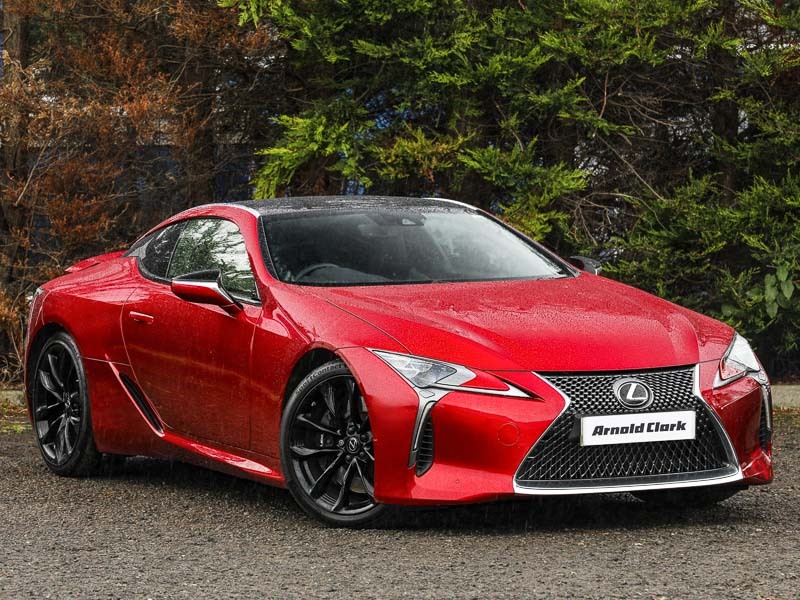 Compare Lexus LC Lc 500 Sport KT67MGX Red