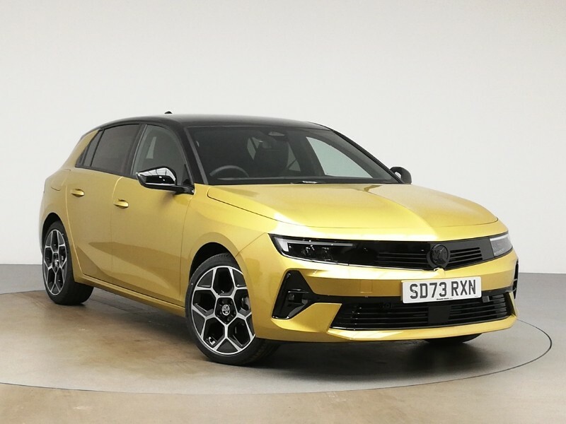 Compare Vauxhall Astra 1.2 Turbo 130 Gs SD73RXN Yellow