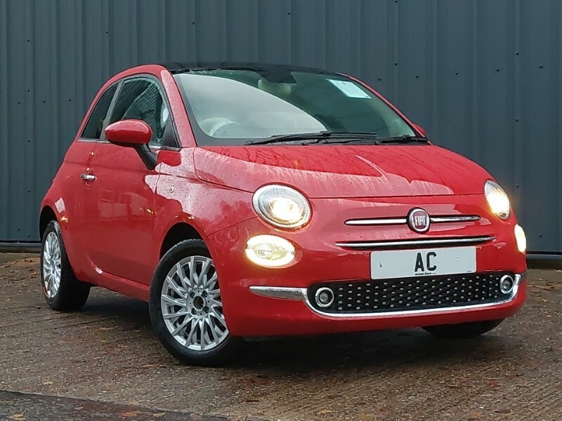 Compare Fiat 500 1.0 Mild Hybrid Top YB73GHN Red