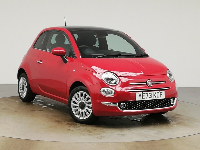 Compare Fiat 500 1.0 Mild Hybrid Top YE73KCF Red