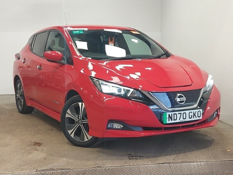 Compare Nissan Leaf 110Kw Tekna 40Kwh ND70GKO Red
