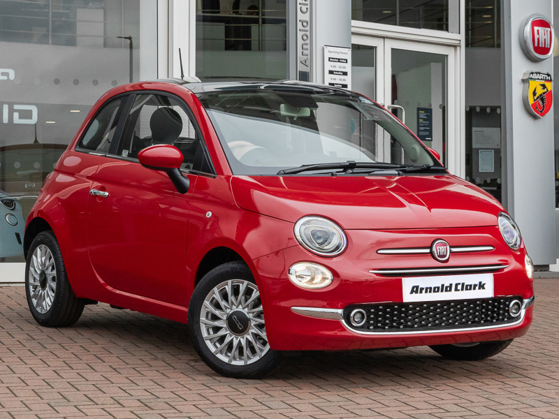 Compare Fiat 500 1.0 Mild Hybrid YH73XMF Red