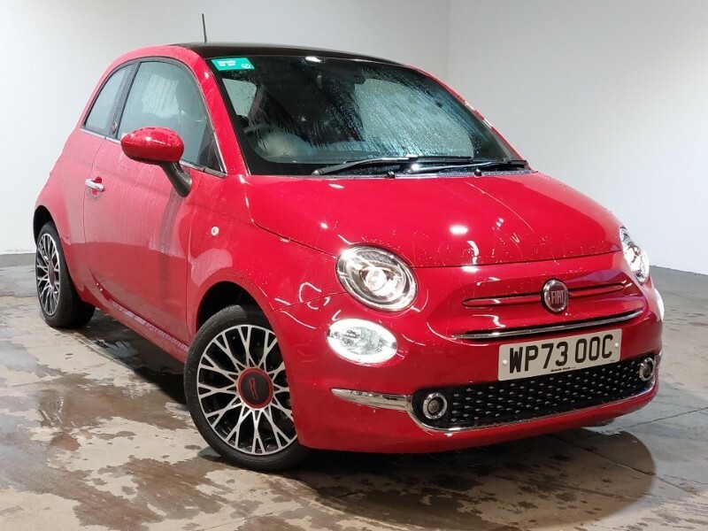Compare Fiat 500 1.0 Mild Hybrid Red WP73OOC Red