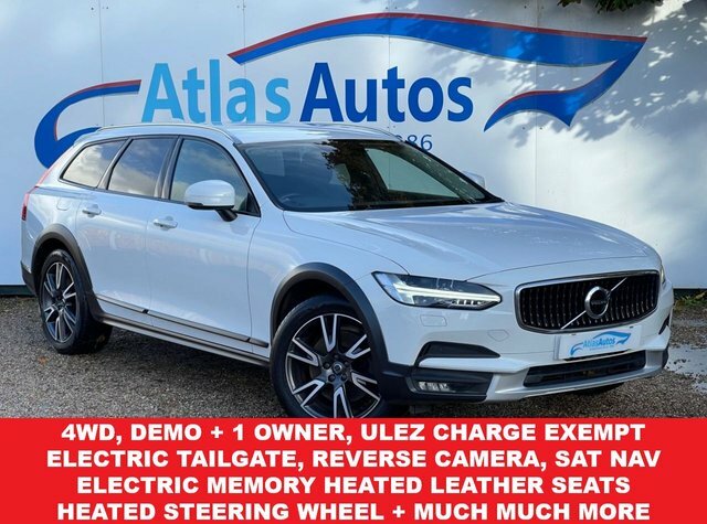 Compare Volvo V90 Cross Country 2.0 D4 Cross Country Pro Awd 188 Bhp MM18RVZ White