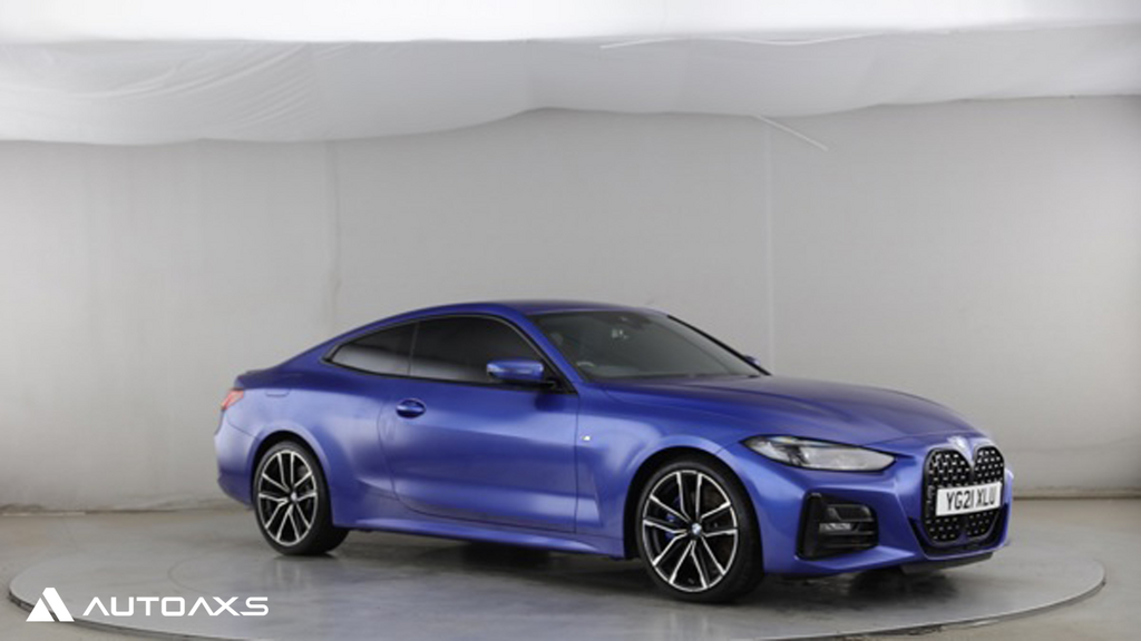Compare BMW 4 Series 420D Xdrive M Sport YG21XLU Blue