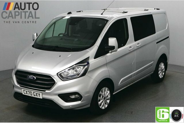 Compare Ford Transit Custom 2.0 300 Limited Ecoblue 170 Bhp L1 H1 6 CX70GXY Silver