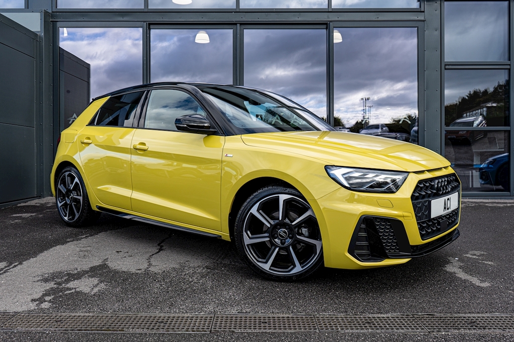 Compare Audi A1 Tfsi S Line Style Edition PK20DGV Yellow