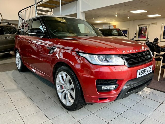 Compare Land Rover Range Rover Sport Sdv6 Dynamic AS06AGS Red