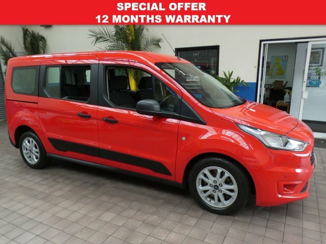 Compare Ford Grand Tourneo Connect 1.5 Zetec Tdci 114 Bhp BW68UVY Red