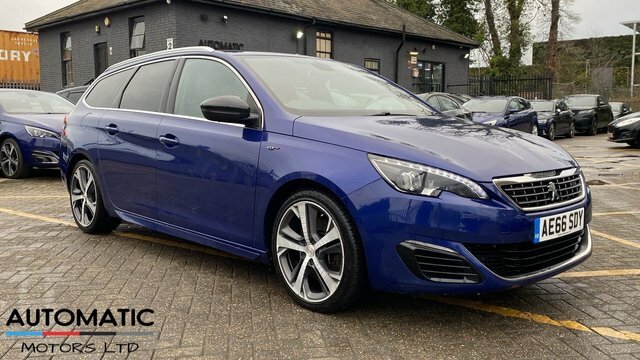 Compare Peugeot 308 SW 2.0 Blue Hdi Ss Sw Gt 180 Bhp AE66SDY Blue