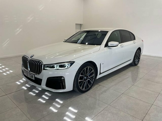 Compare BMW 7 Series 740D Xdrive M Sport FY70TGN White