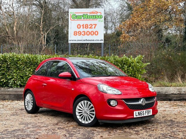 Compare Vauxhall Adam 1.2 Glam LN65FBY Red