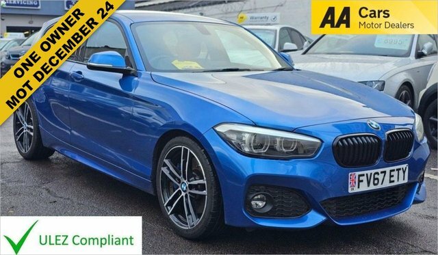 Compare BMW 1 Series 1.5 118I M Sport FV67ETY Blue