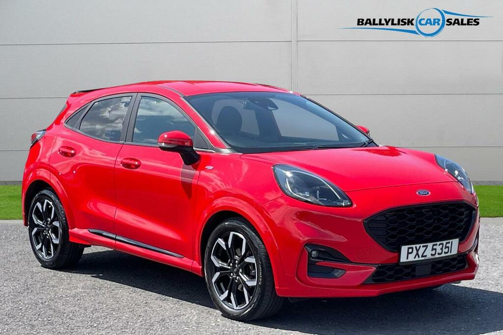 Compare Ford Puma St-line X 1.0 125 Mhev In Race Red With 29K PXZ5351 Red