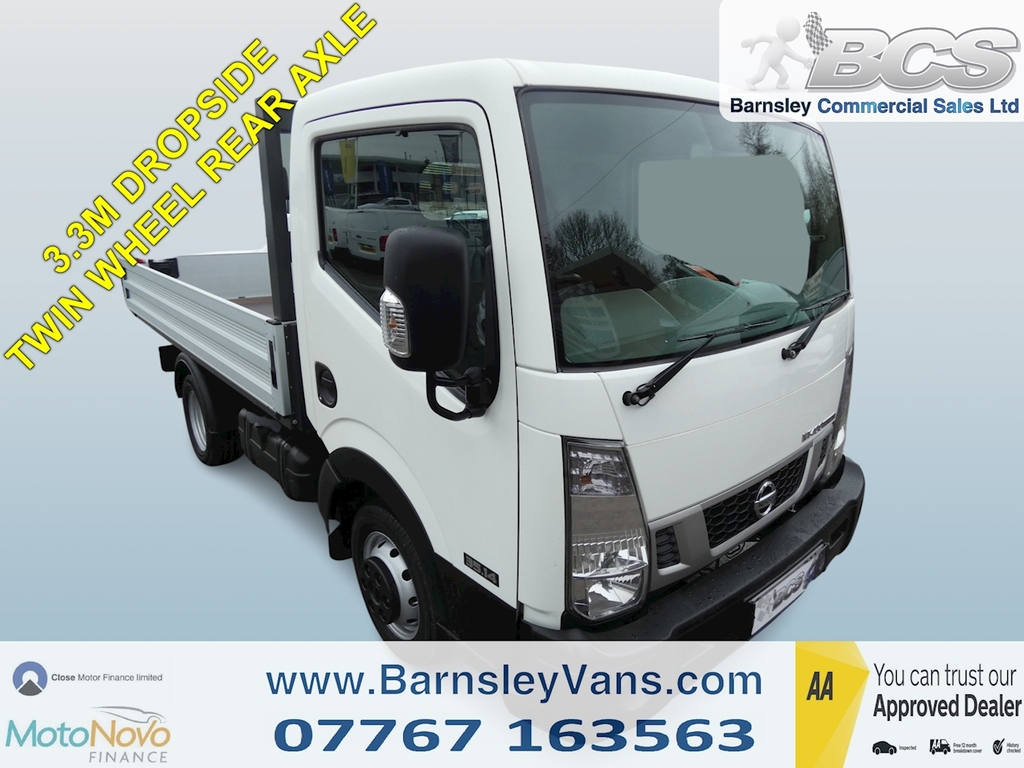 Nissan NT400 Cabstar 2.5Dci 35.14Dropside 3.3M Low Miles Look White #1
