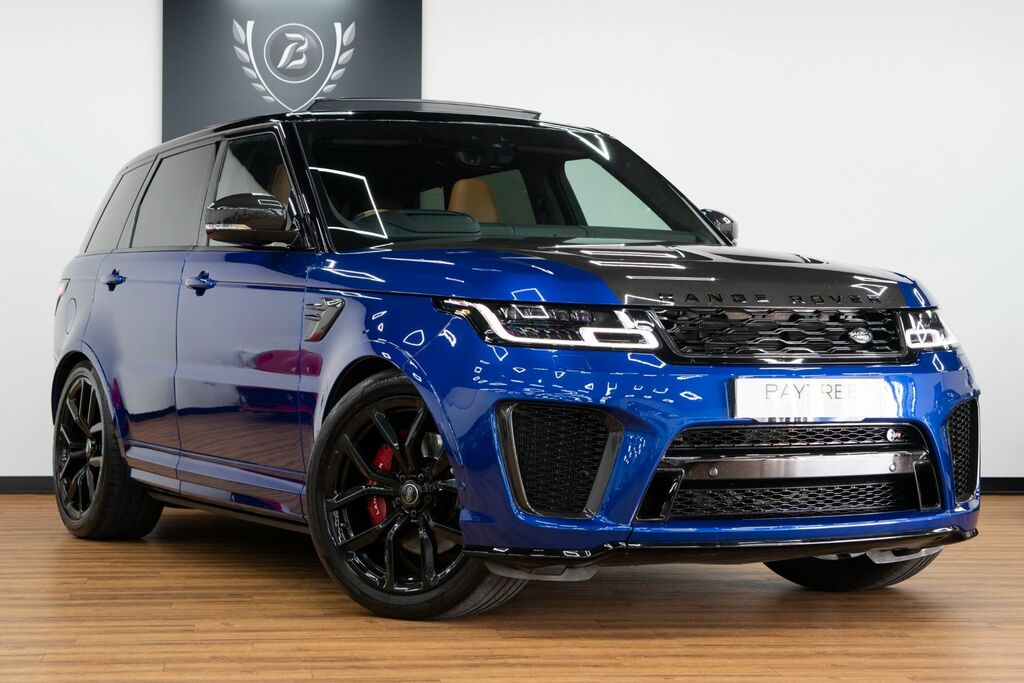 Compare Land Rover Range Rover Sport Svr SN19YRO Blue