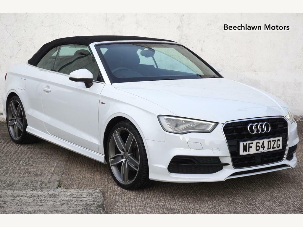 Audi A3 Cabriolet Cabriolet 2.0 Tdi S Line Euro 6 Ss White #1