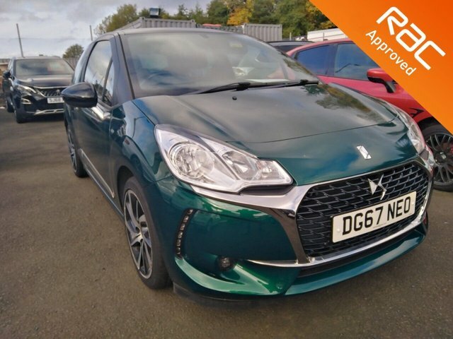 Compare DS DS 3 1.2 Puretech Connected Chic 80 Bhp DG67NEO Green