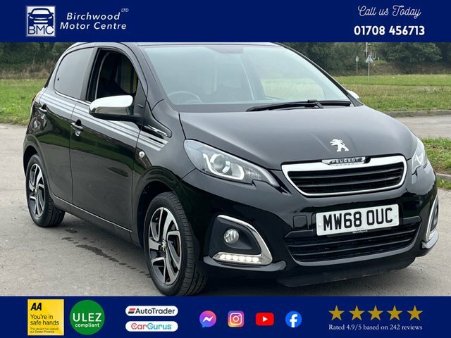 Compare Peugeot 108 1.0 Collection 72 Bhp MW68OUC Black