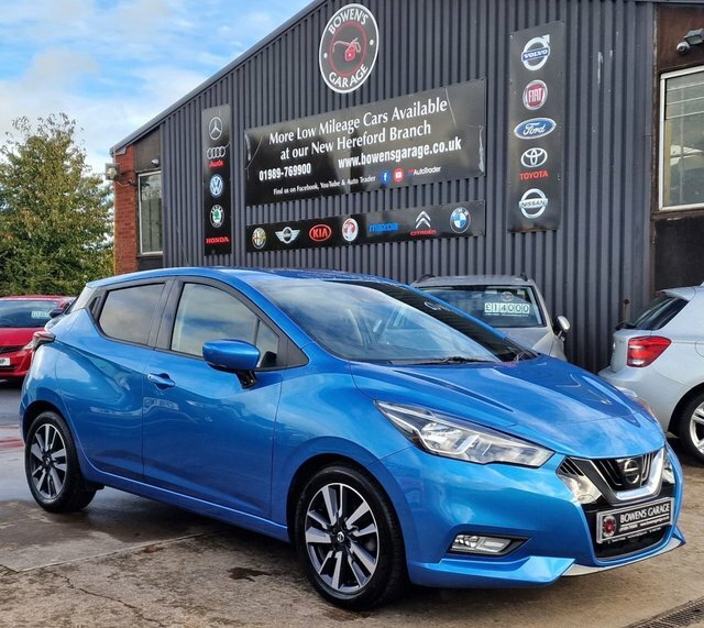 Compare Nissan Micra 0.9 Ig-t N-connecta 89 Bhp EY67CBV Blue