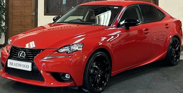 Compare Lexus IS 300H Sport FX17FWK Red