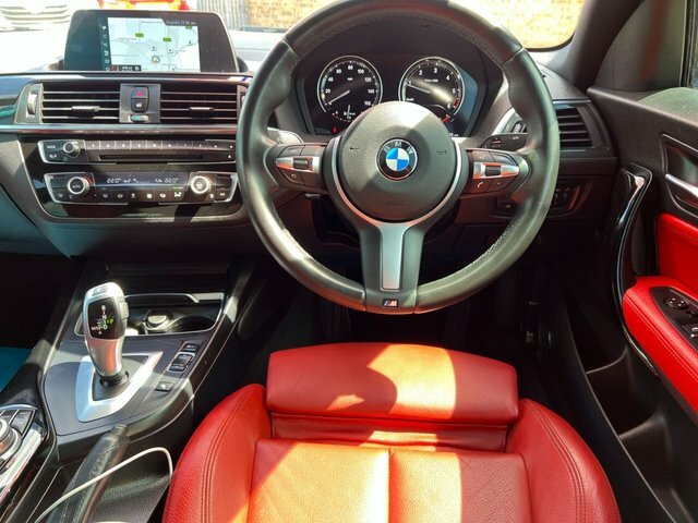 BMW 2 Series 2.0 218D M Sport Alpine White With Red Leather 148 Red #1