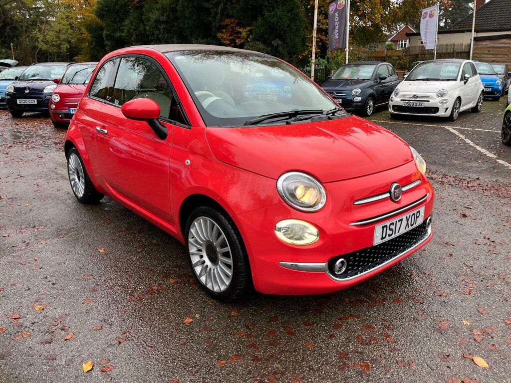 Compare Fiat 500C 1.2 Eco Lounge Euro 6 Ss DS17XOP Pink