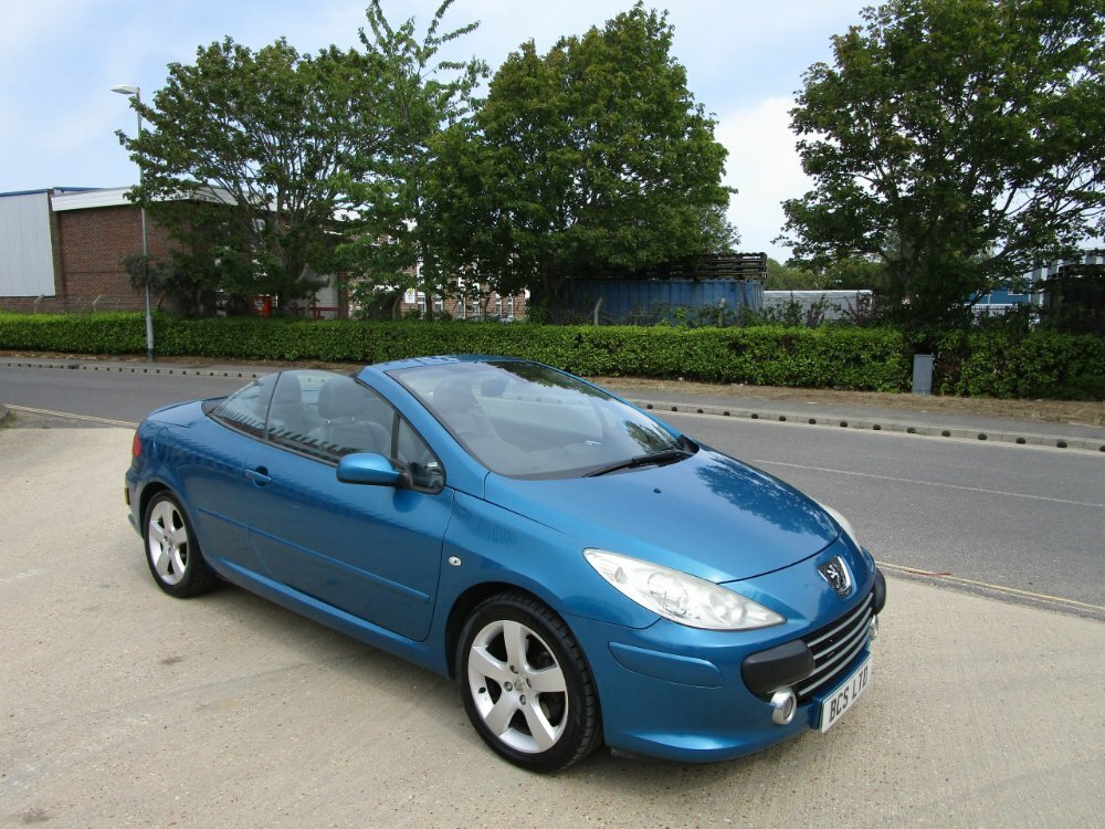 Compare Peugeot 307 Sport Hdi 2-Door Fully Working Hard Top Roof RK58XVL Blue