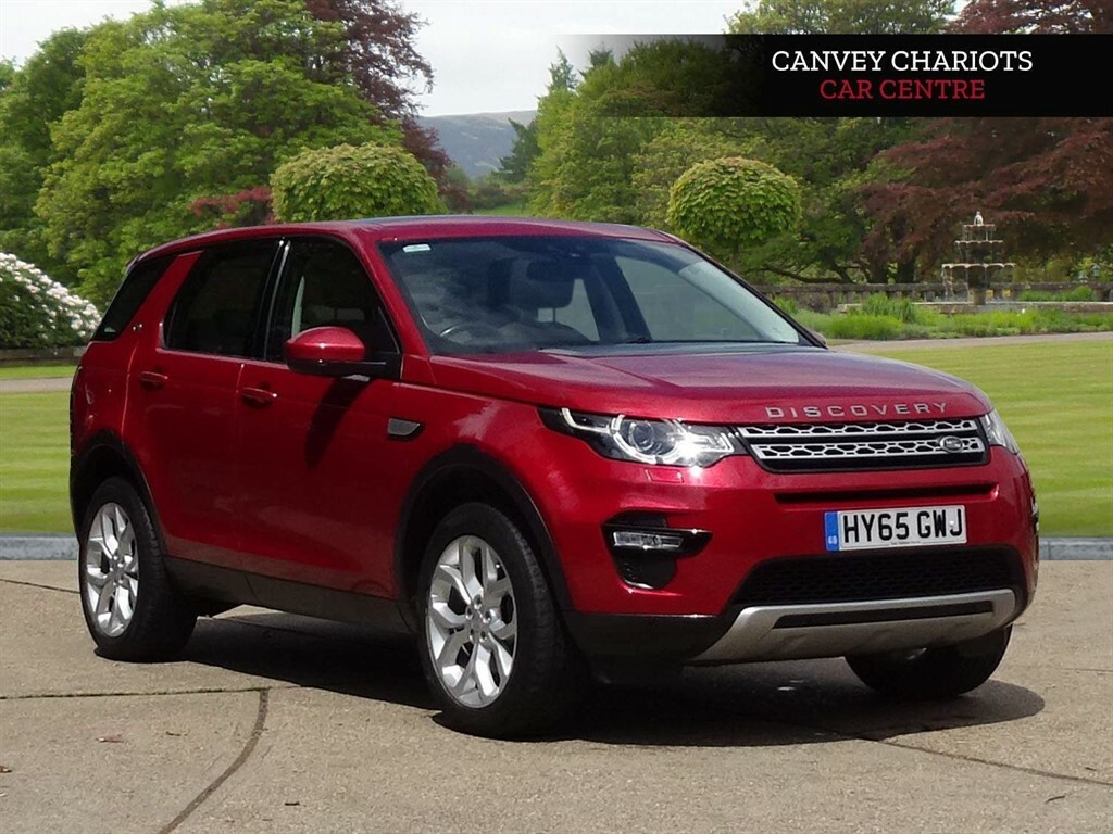 Compare Land Rover Discovery Sport 2.0 Td4 Hse 4Wd Euro 6 Ss HY65GWJ Red