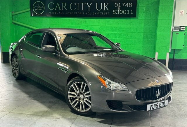 Compare Maserati Quattroporte 3.0 Dv6 275 Bhp VU15EDL Grey