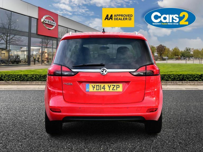 Compare Vauxhall Zafira Tourer 1.8I Tech Line YD14YZP Red