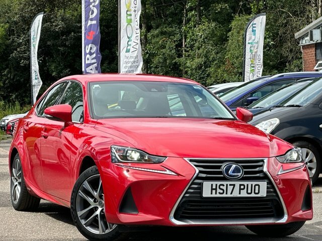 Compare Lexus IS 2.5 300H Luxury HS17PUO Red