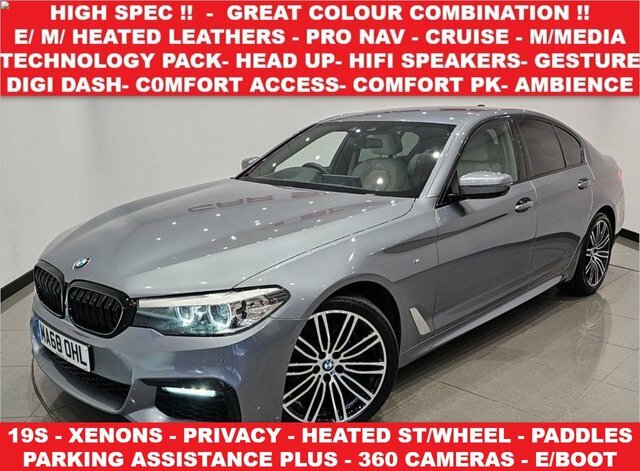 Compare BMW 5 Series 3.0 530D 265 Ps MA68OHL Blue