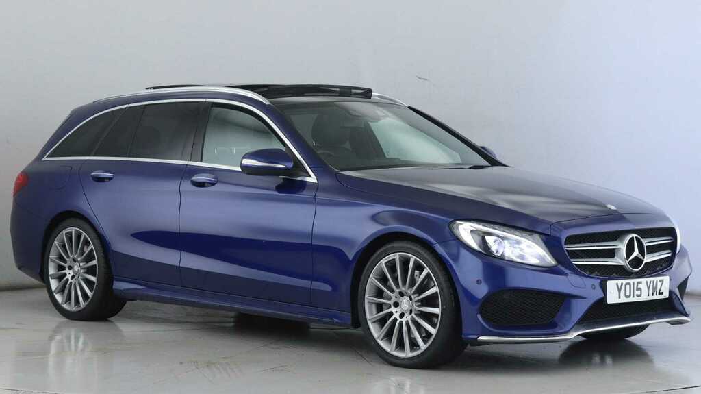 Compare Mercedes-Benz C Class C250 Bluetec Amg Line Premium YO15YMZ Blue