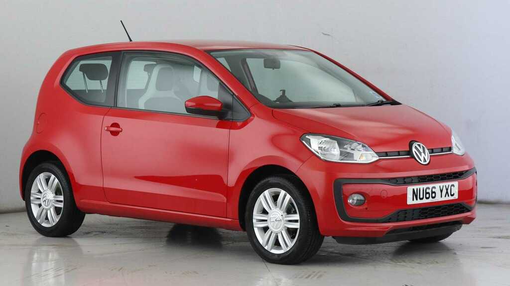 Compare Volkswagen Up 1.0 High NU66YXC Red