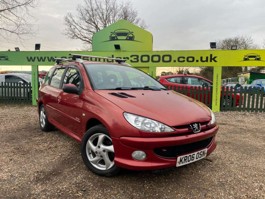Compare Peugeot 206 1.6 206 Verve Sw Hdi KR06OSN Red